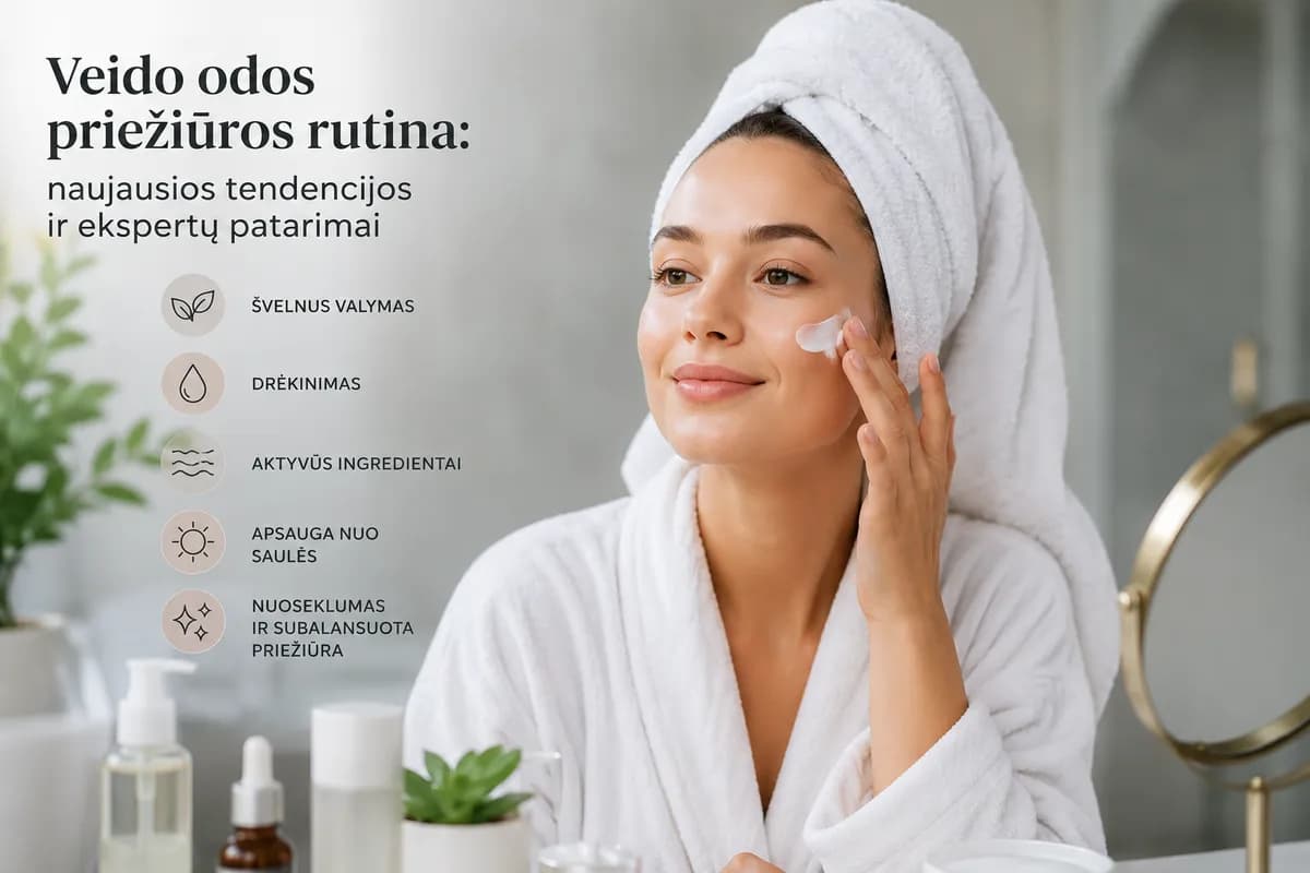 Veido odos priežiūros rutina: naujausios tendencijos ir ekspertų patarimai